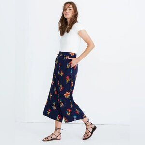 Madewell Huston Pull-On Crop Pants in Hawaiian Hideaway